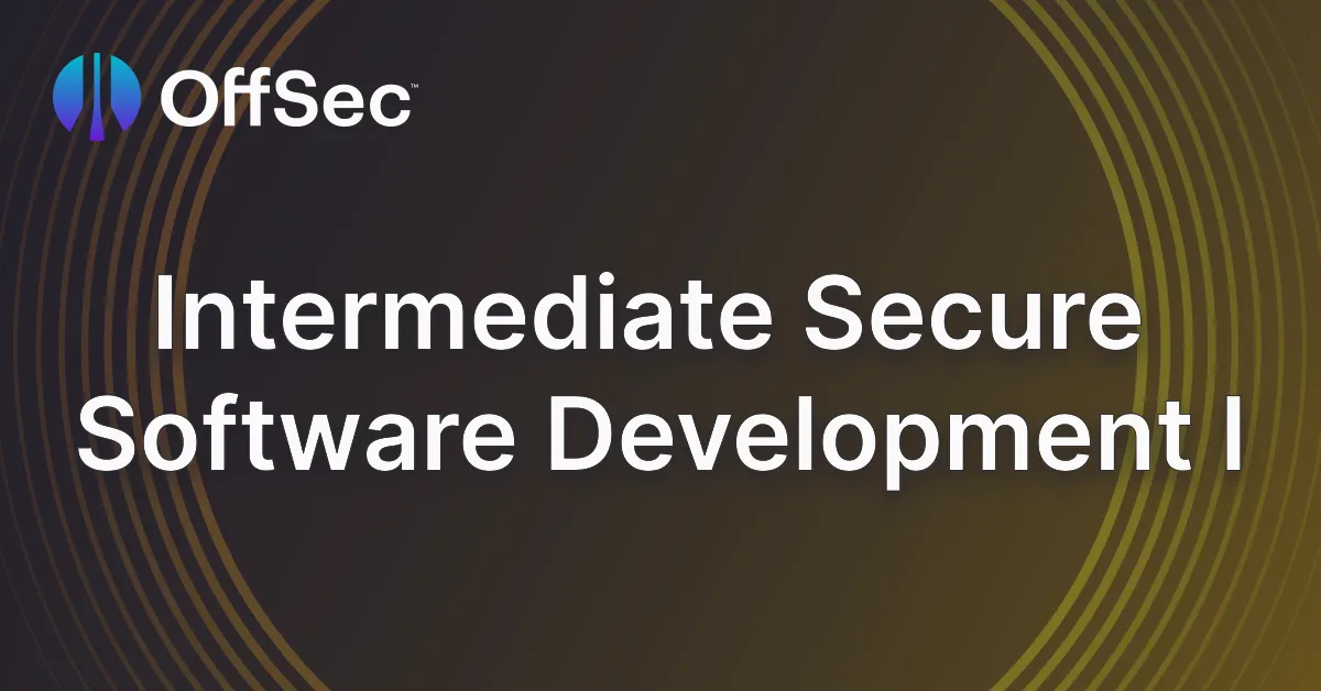 Intermediate Secure Software Development I