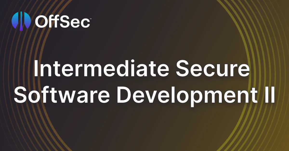 Intermediate Secure Software Development II